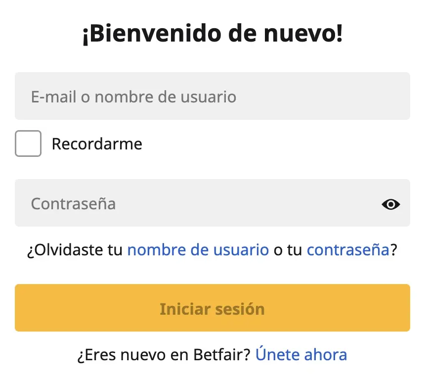 betfair login