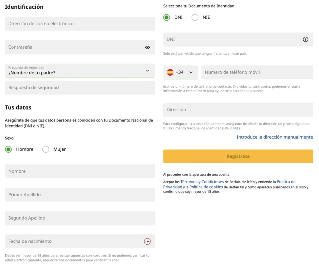 betfair registro