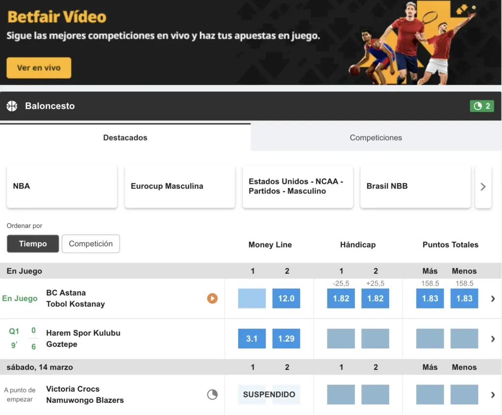 betfair spain